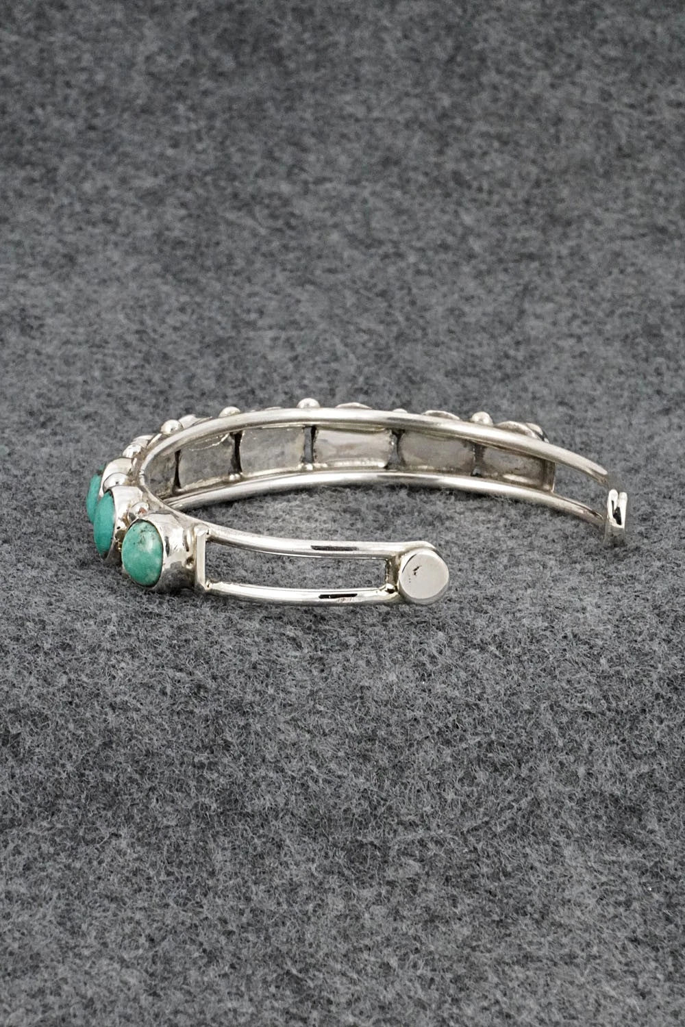 Turquoise & Sterling Silver Bracelet - Priscilla Reeder