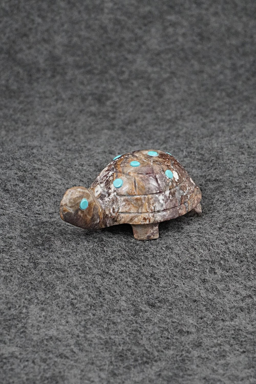 Turtle Zuni Fetish Carving - Ronnie Lunasee
