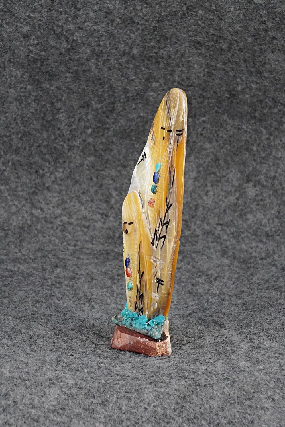 Corn Maiden Zuni Fetish Carving - Gloria Chattin