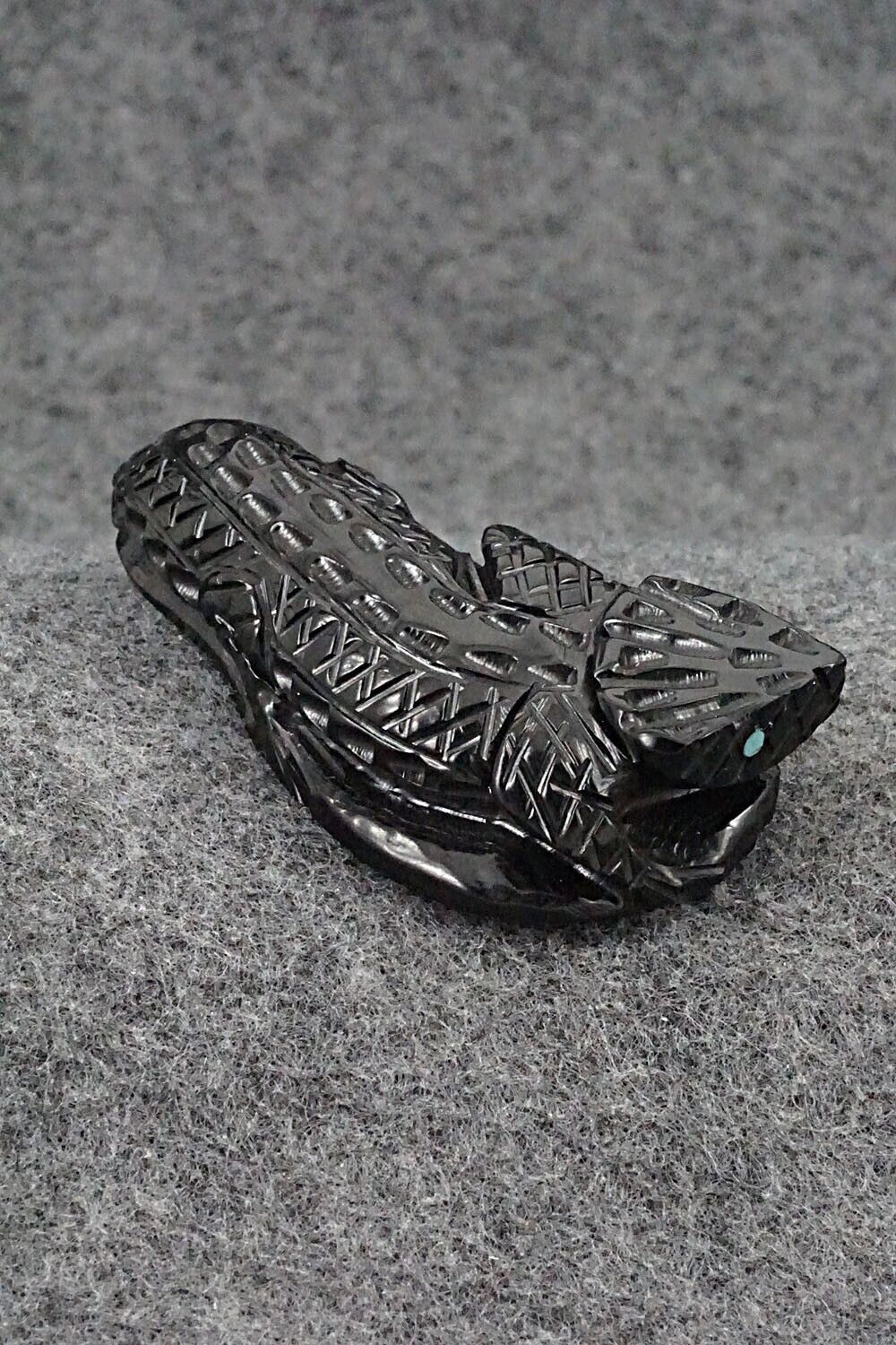 Horned Toad Zuni Fetish Carving - Jensen Charlie