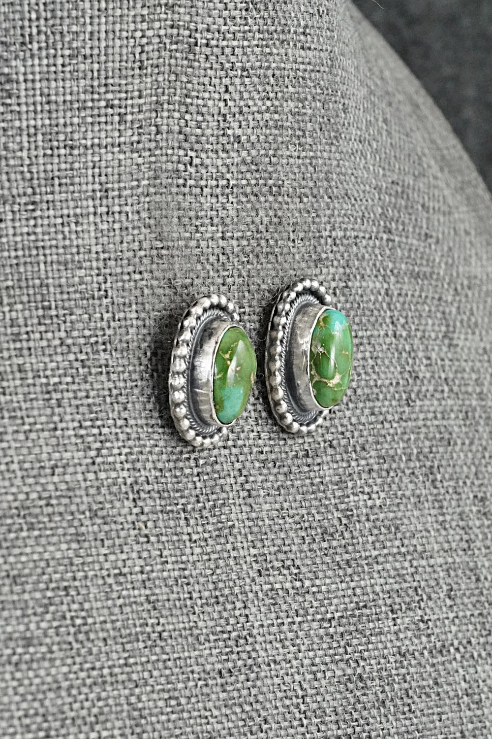 Turquoise & Sterling Silver Squash Blossom Set - Darrin Livingston