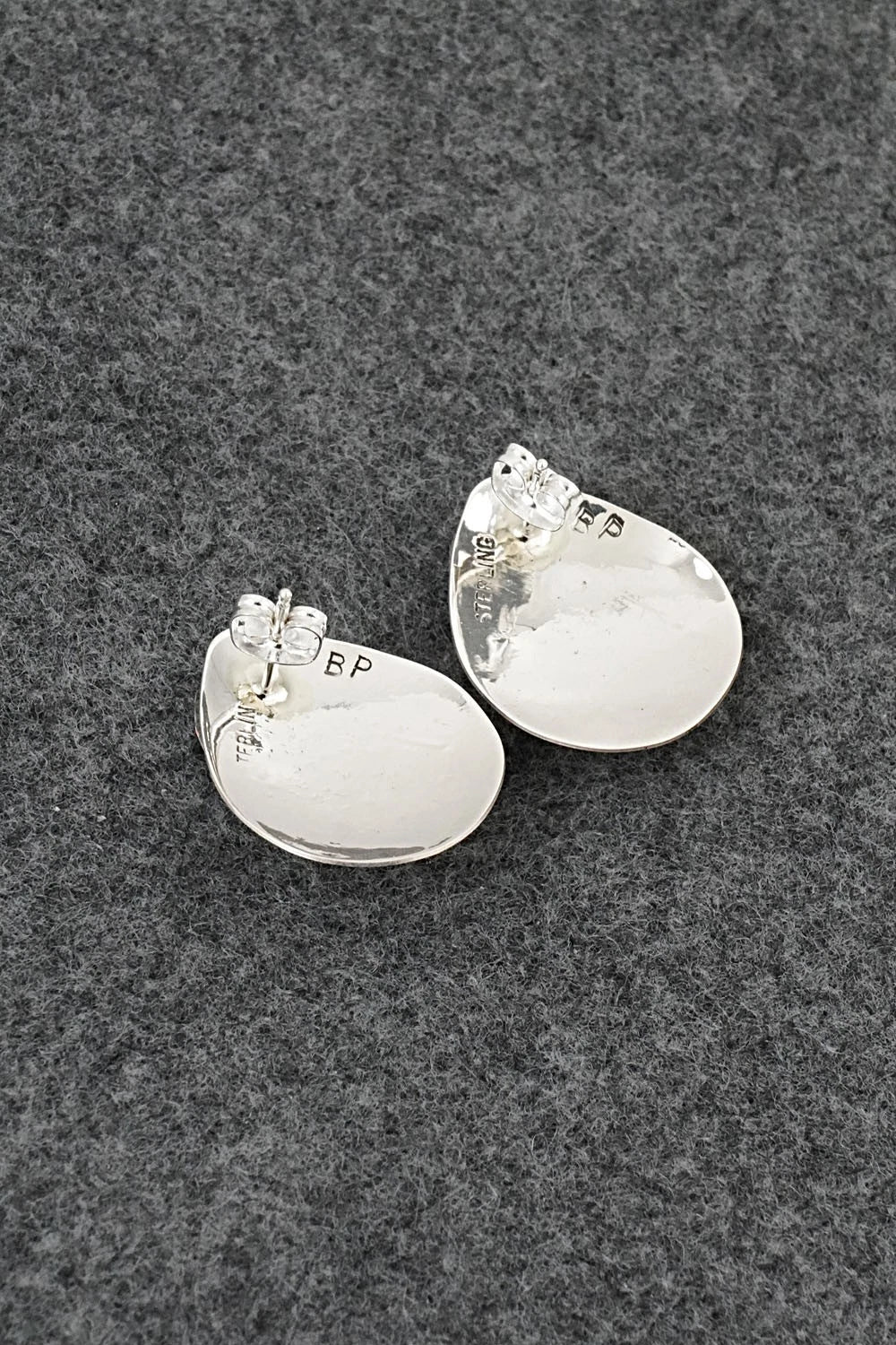 Opalite & Sterling Silver Earrings - Brenda Bahe