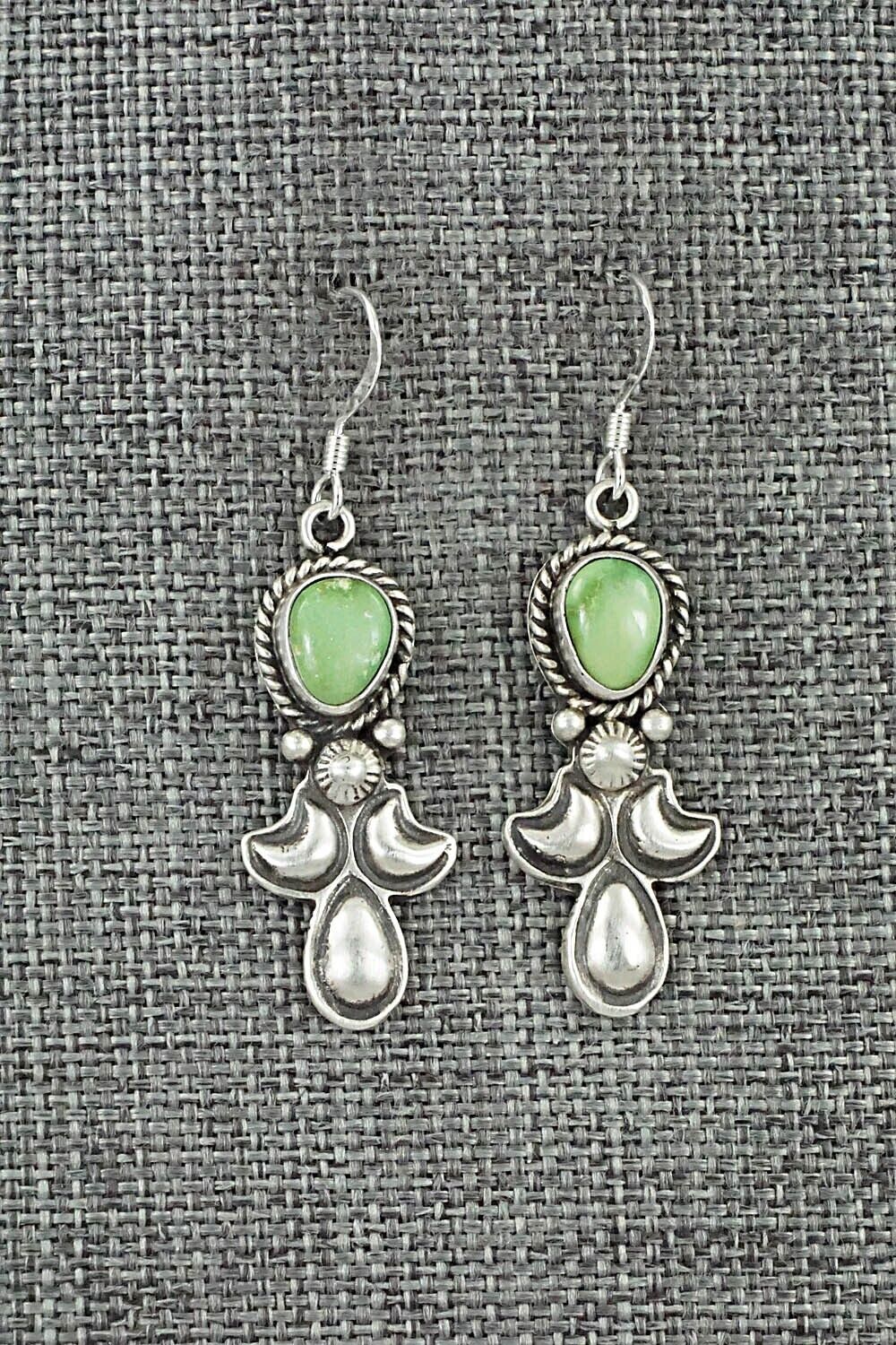 Turquoise & Sterling Silver Earrings - Verley Betone