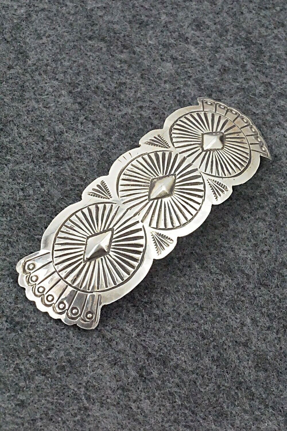 Sterling Silver Hair Barrette - Arlene Soce
