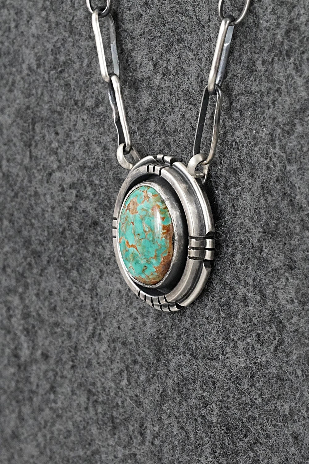 Turquoise & Sterling Silver Necklace - Daniel Benally