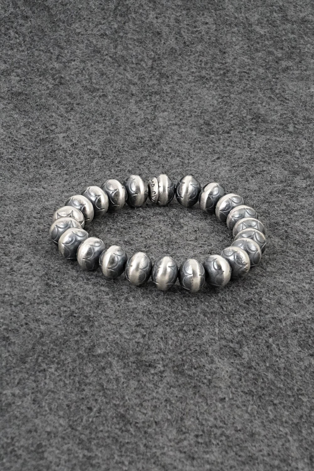 Sterling Silver Navajo Pearl Bracelet - Bryannen Halwood