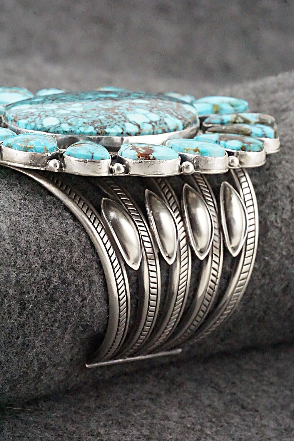 Turquoise & Sterling Silver Bracelet - Derrick Gordon