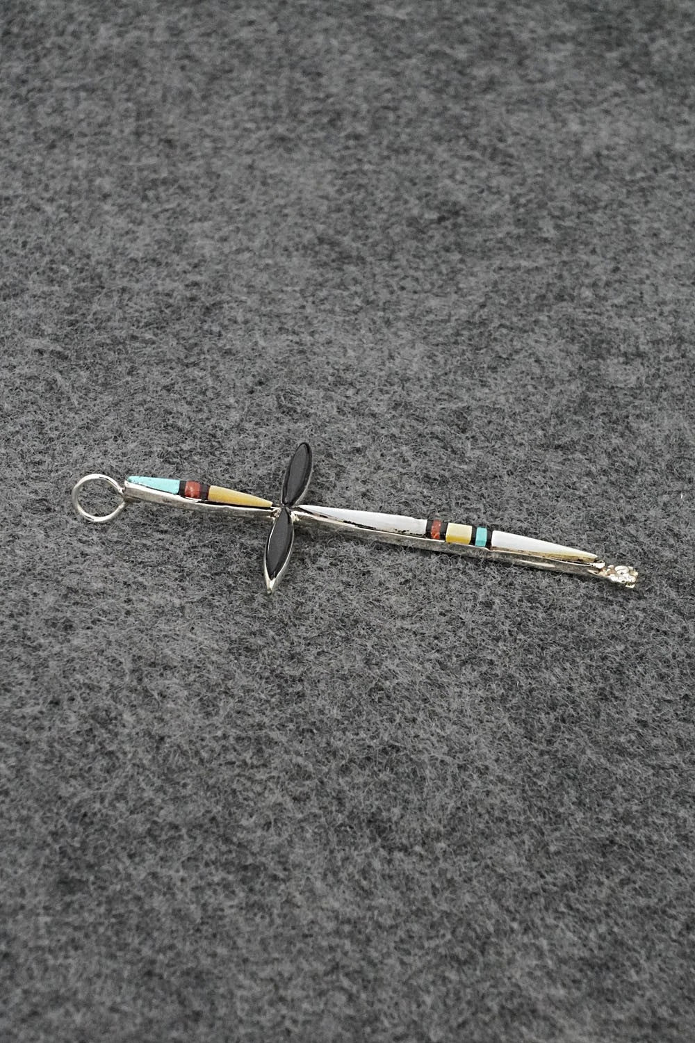 Multi-Stone & Sterling Silver Pendant - Sylvester Noche