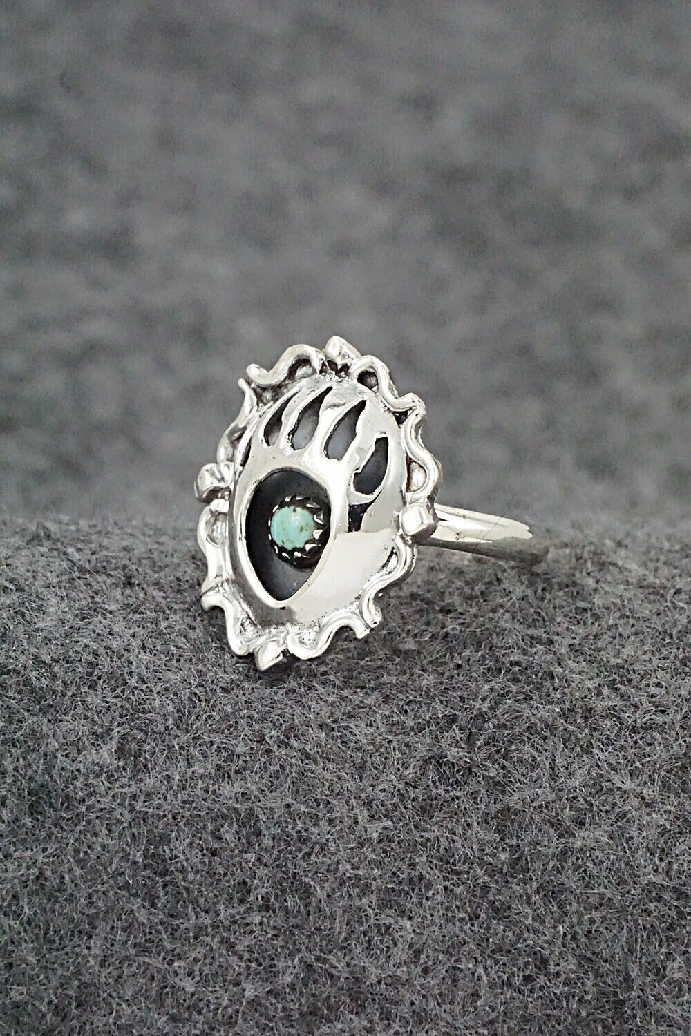 Turquoise & Sterling Silver Ring - Betty Hawthorne - Size 6.25