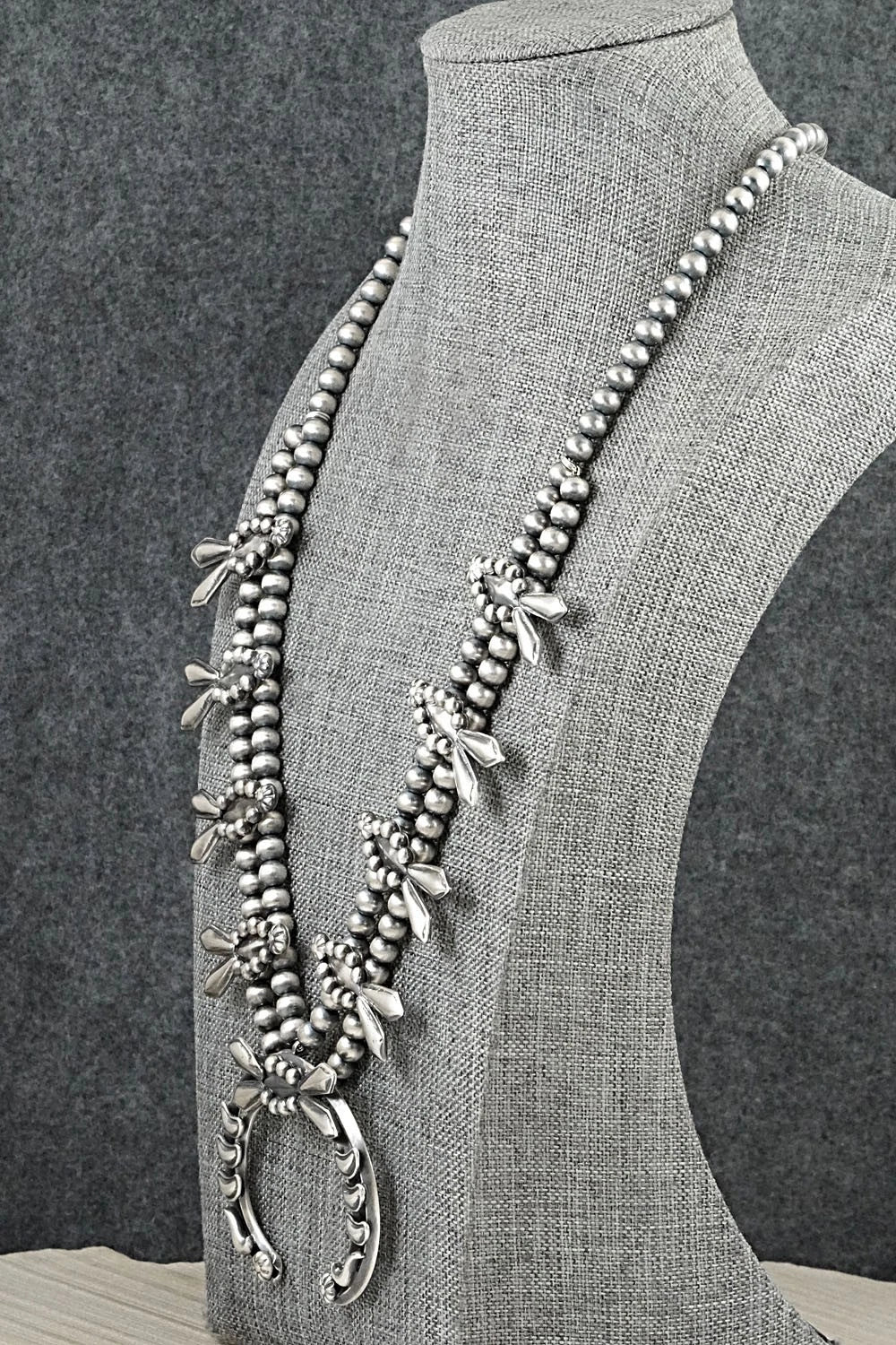 Sterling Silver Squash Blossom Necklace - Emerson Delgarito