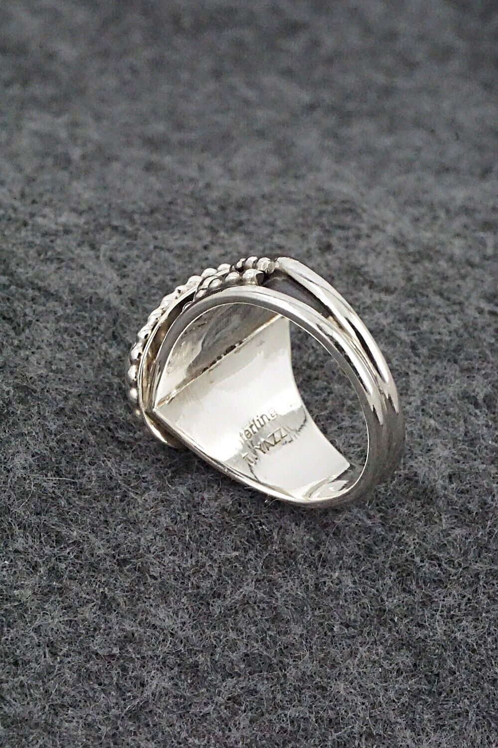 Opalite & Sterling Silver Ring - Thomas Yazzie - Size 8
