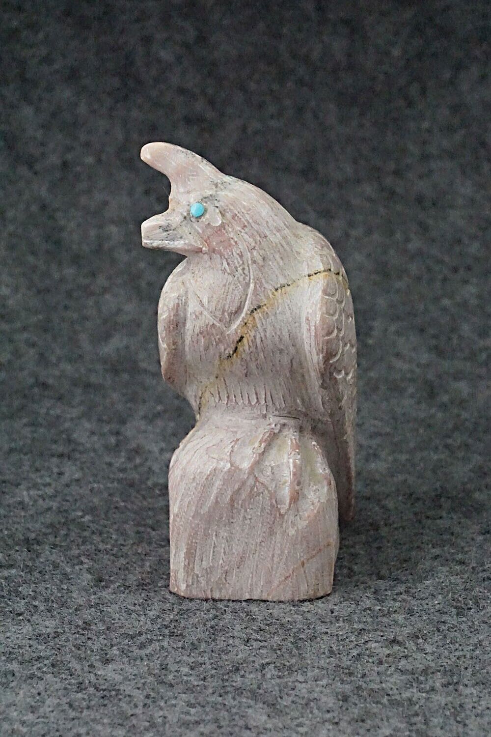 Quail Zuni Fetish Carving - Derrick Kaamasee