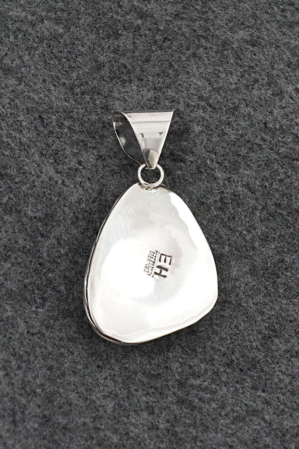 White Buffalo & Sterling Silver Pendant - Ernest Hawthorne