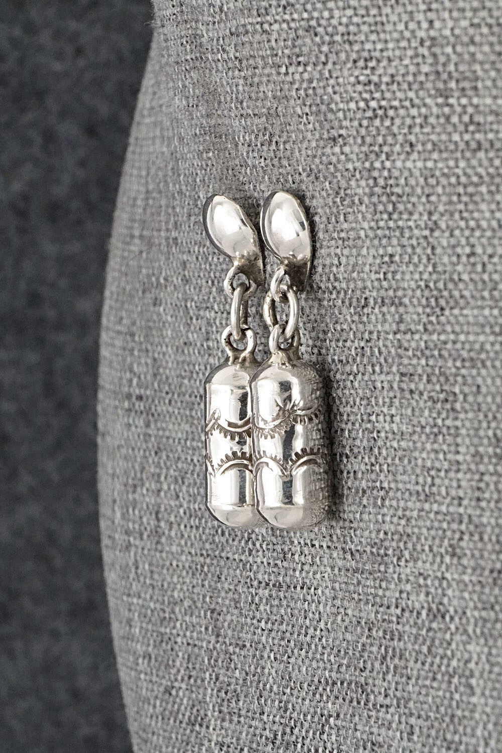 Sterling Silver Earrings - Kim Yazzie