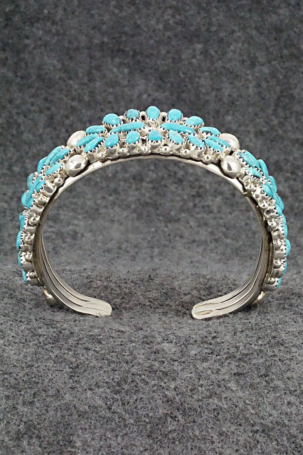 Turquoise & Sterling Silver Bracelet - Jaz Wilson