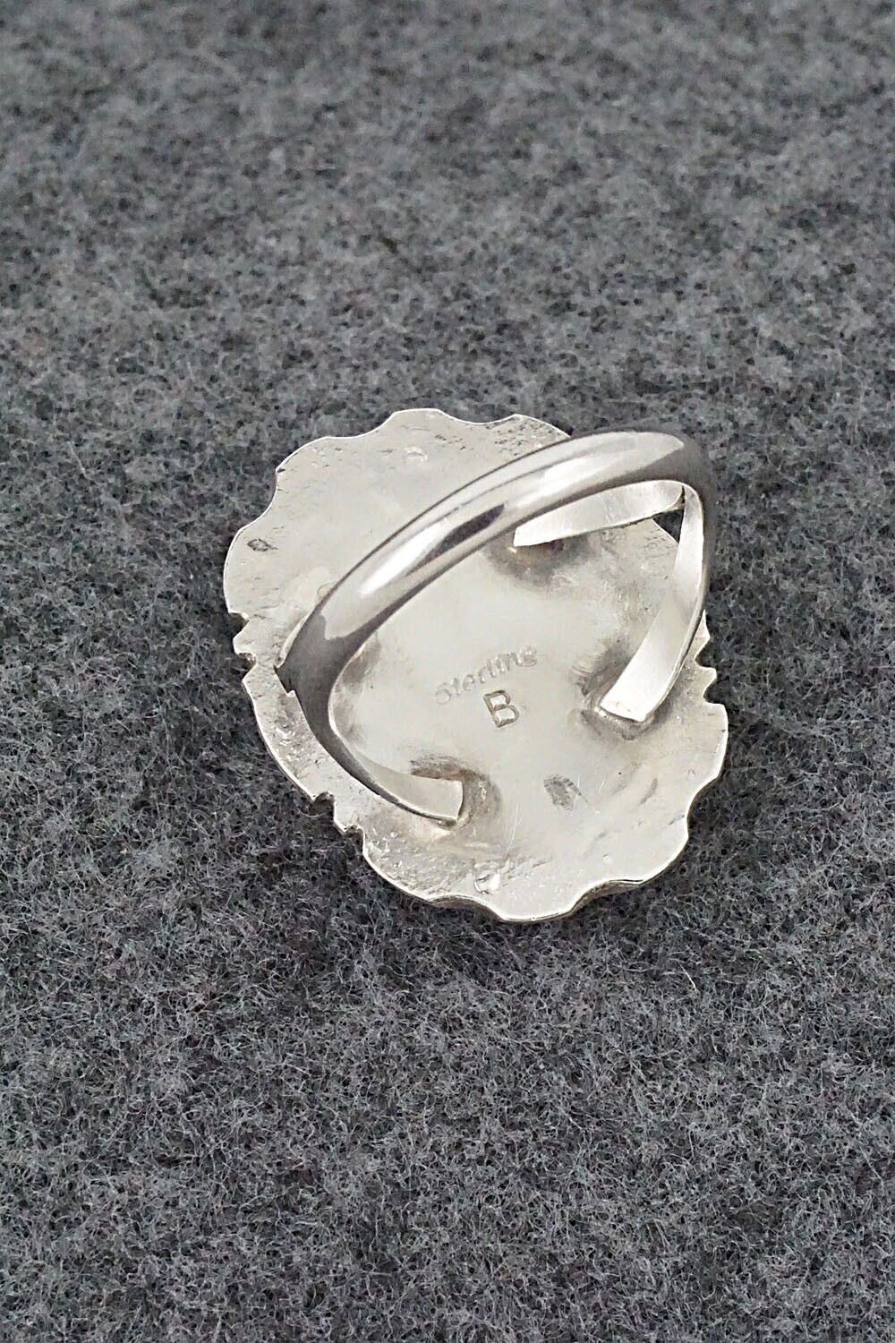 Turquoise & Sterling Silver Ring - Benjamin Martinez - Size 8.75