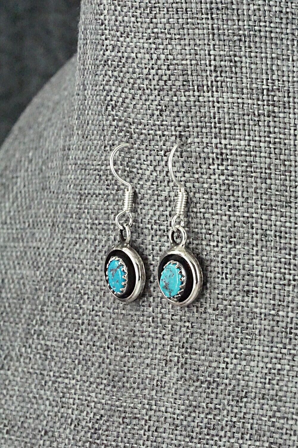 Turquoise & Sterling Silver Squash Blossom Set - Phil Garcia