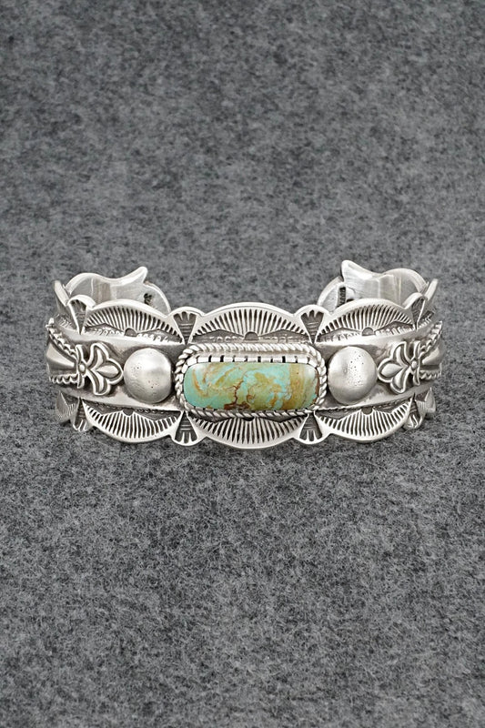 Turquoise & Sterling Silver Bracelet - Roland Dixson
