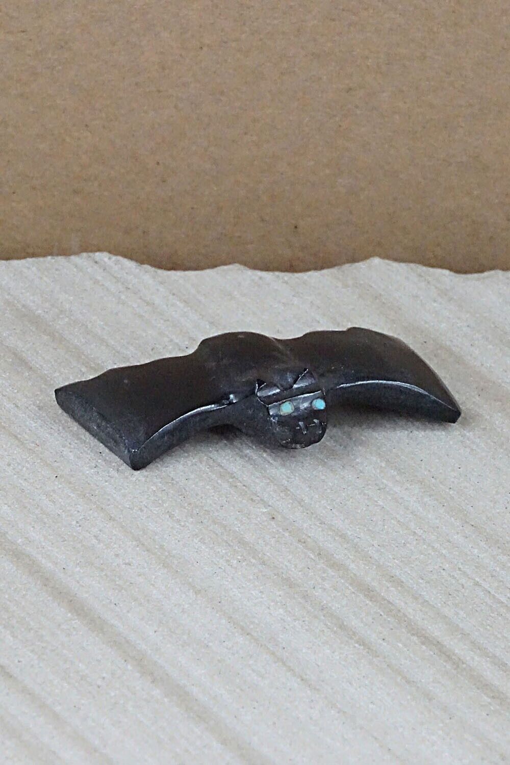 Bat Zuni Fetish Carving - Tim Lementino