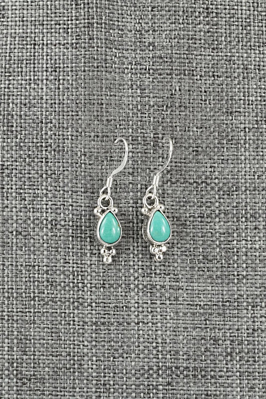 Turquoise and Sterling Silver Earrings - Sharon McCarthy