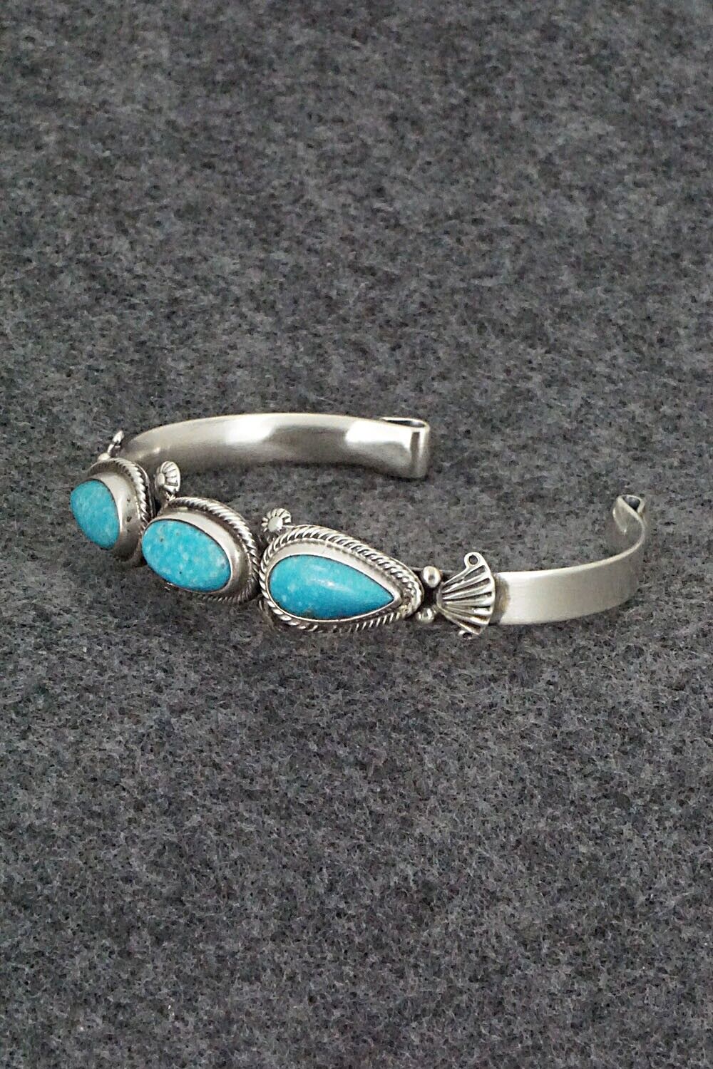 Turquoise & Sterling Silver Bracelet - Bobby Platero