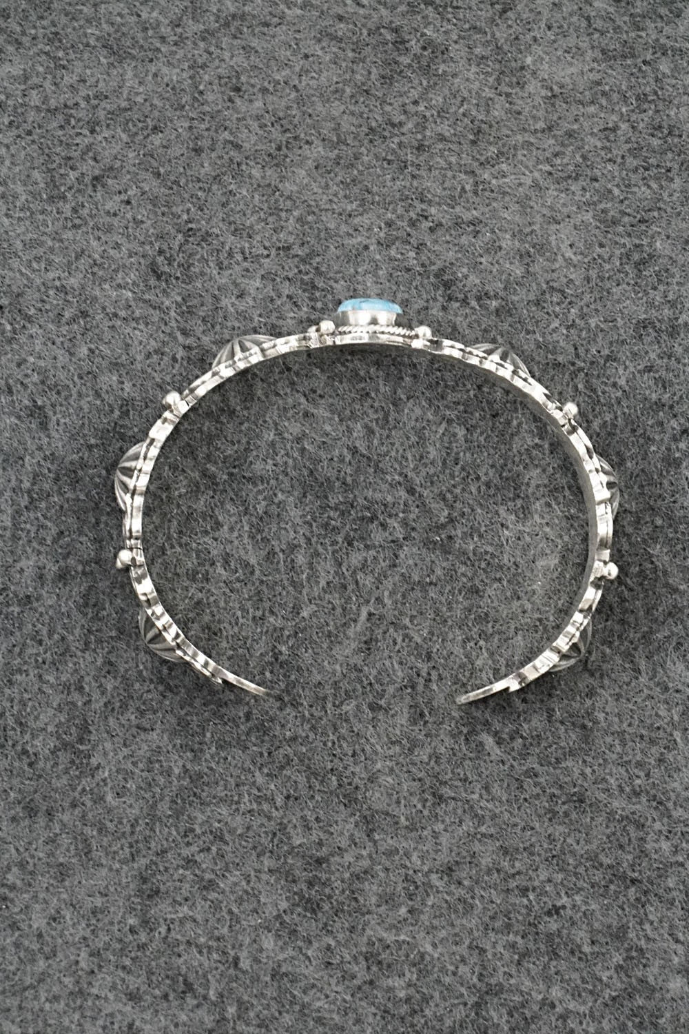 Turquoise & Sterling Silver Bracelet - Thomas Yazzie