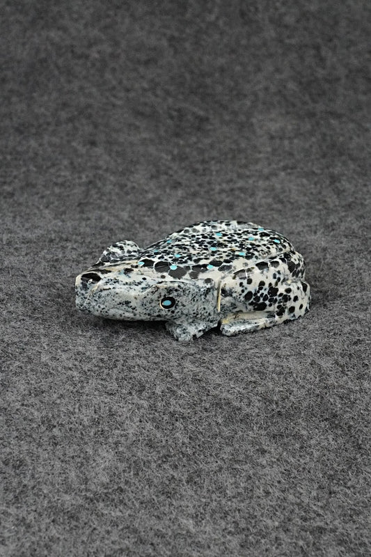 Frog Zuni Fetish Carving - Alex Tsethalakai