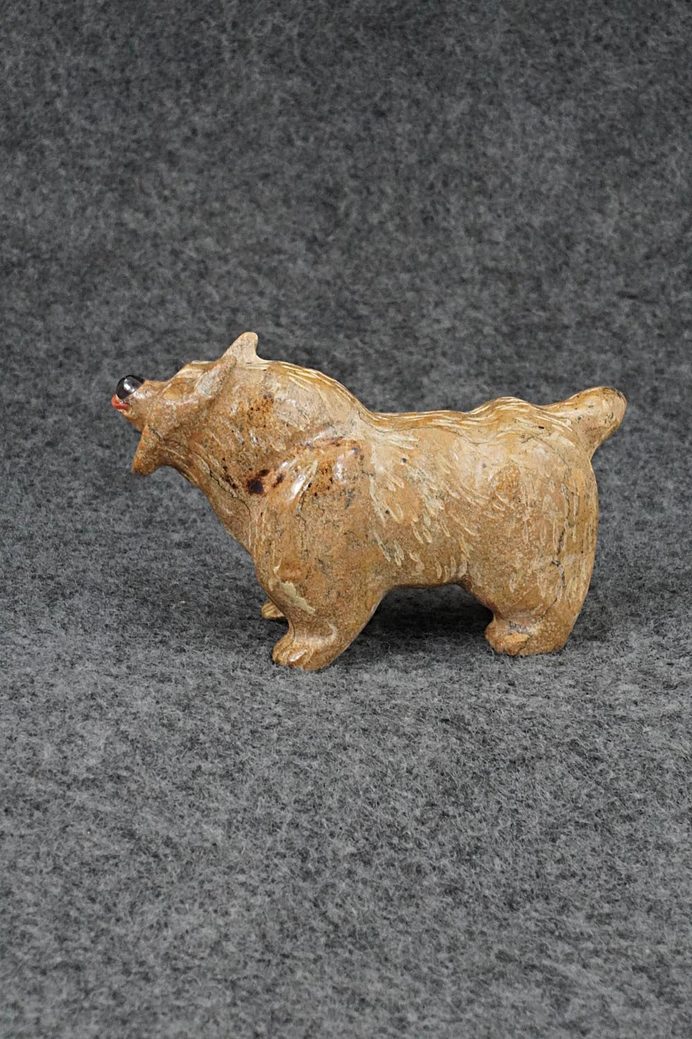Bobcat Zuni Fetish Carving - Freddie Leekya