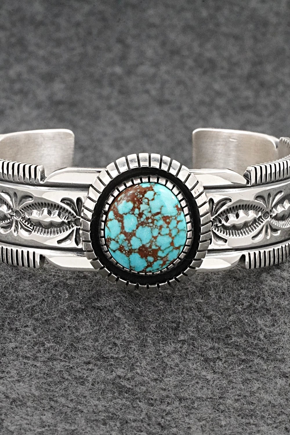 Turquoise & Sterling Silver Bracelet - Mark Yazzie