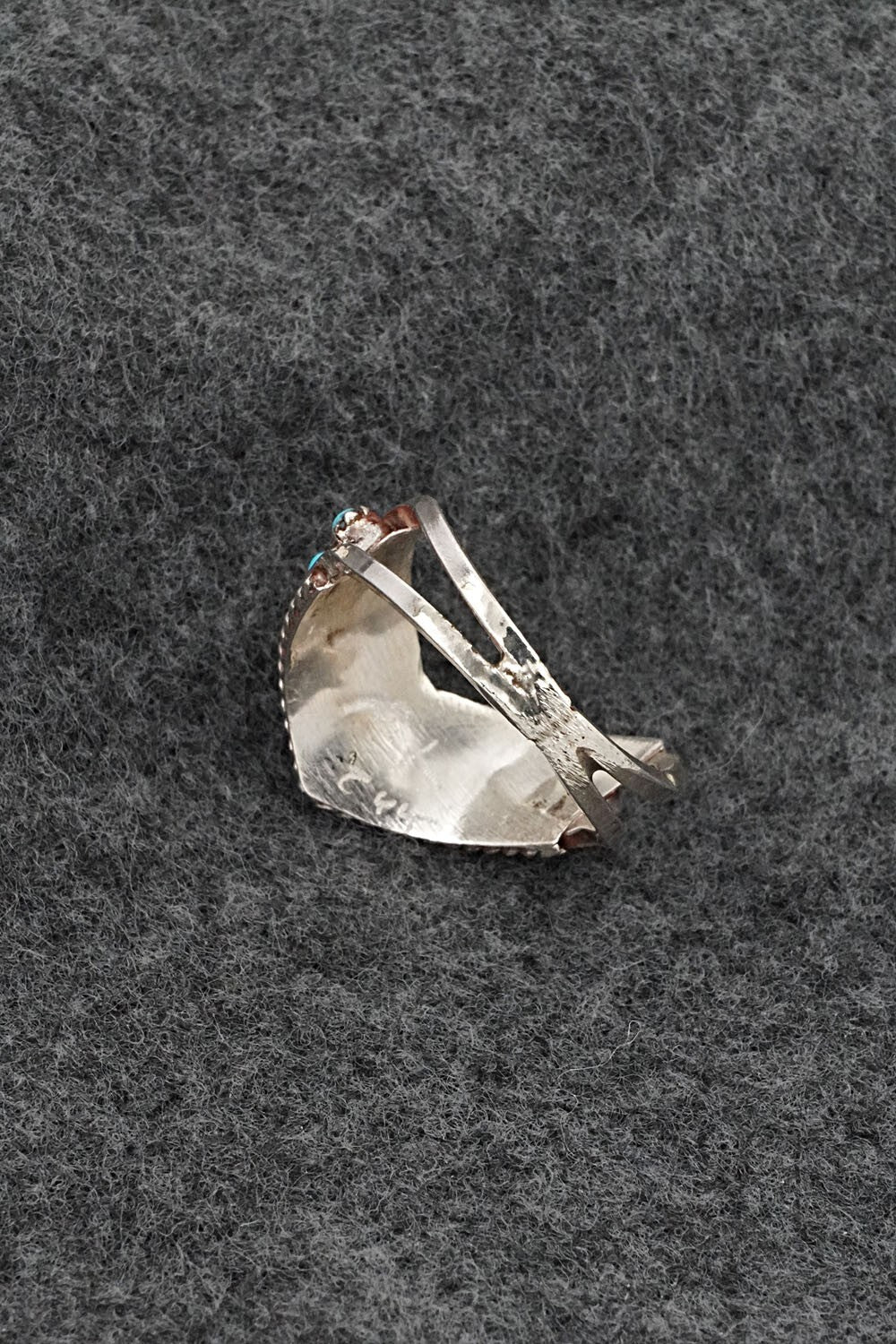 Turquoise & Sterling Silver Ring - Susie Livingston - Size 7.25