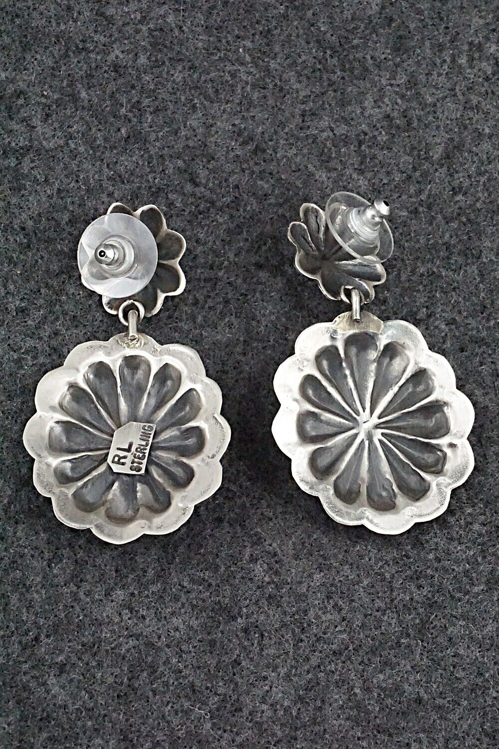 Turquoise & Sterling Silver Earrings - Rita Lee
