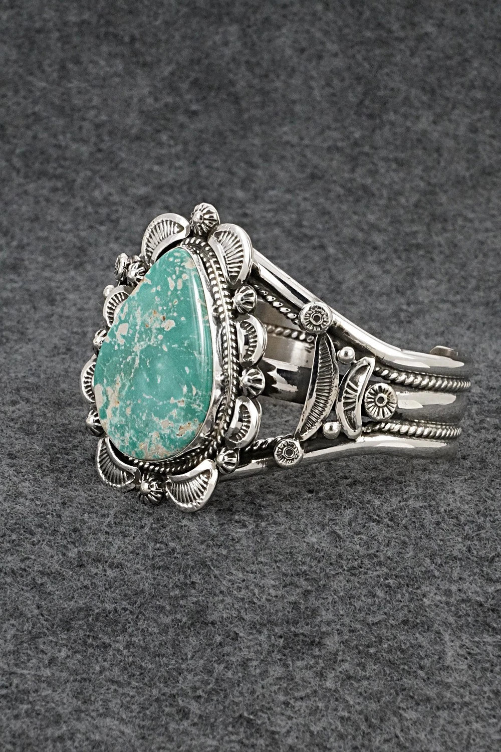 Turquoise & Sterling Silver Bracelet - Lucinda Linkin