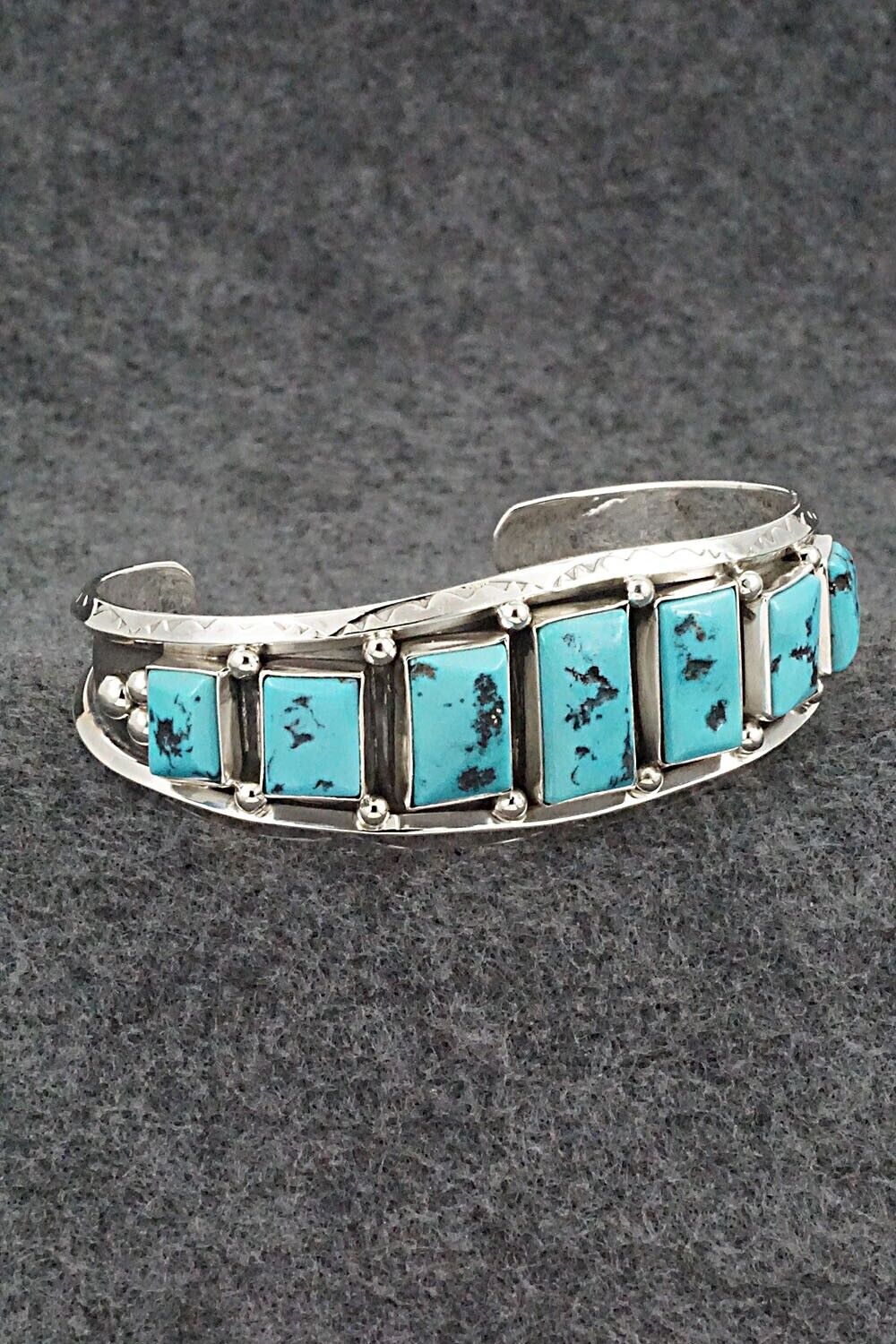 Turquoise & Sterling Silver Bracelet - Davey Morgan