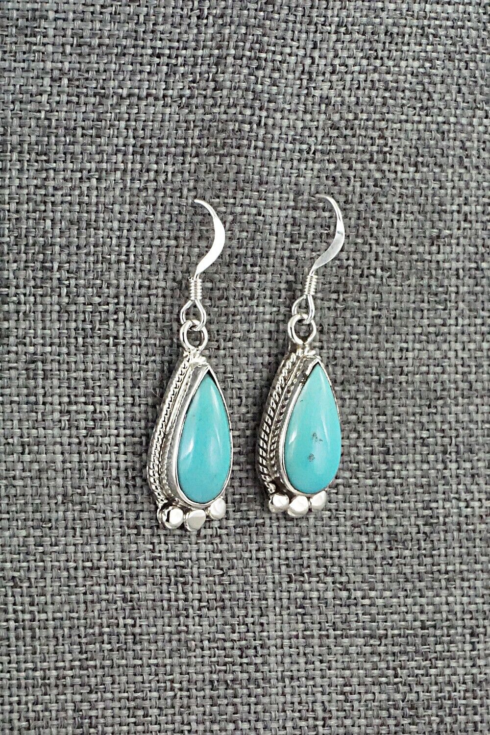 Turquoise and Sterling Silver Earrings - Sharon McCarthy