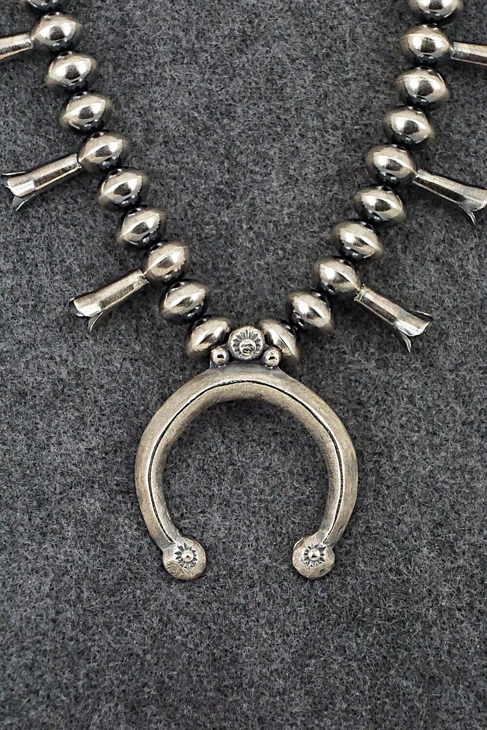 Sterling Silver Squash Blossom Necklace - Presley Haley