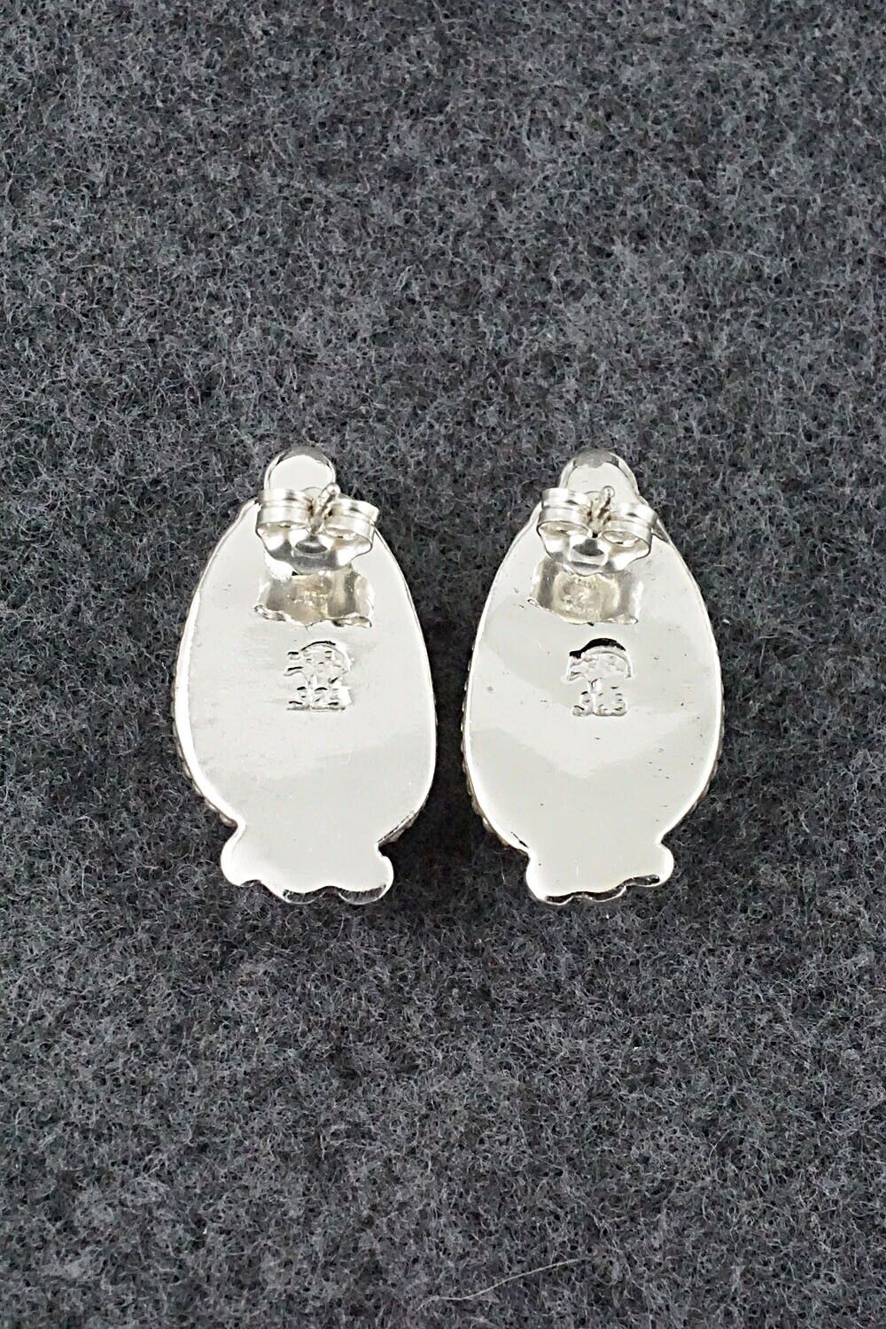 Turquoise and Sterling Silver Earrings - Sharon McCarthy