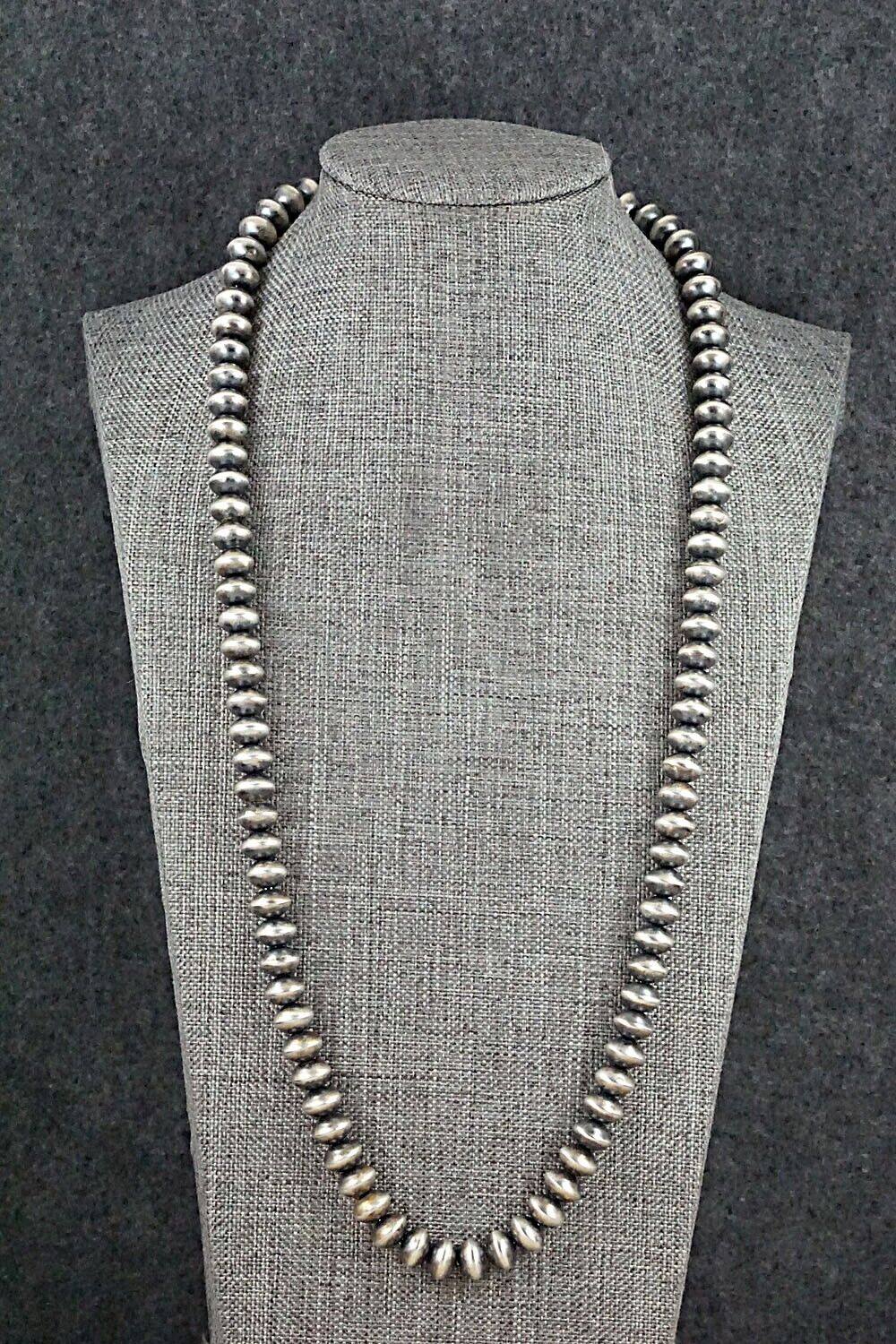 Sterling Silver Navajo Pearl Necklace - Jan Mariano