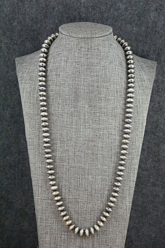 Sterling Silver Navajo Pearl Necklace - Jan Mariano