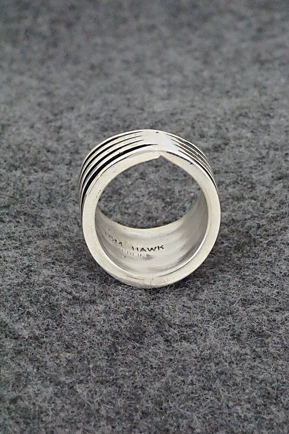 Sterling Silver Ring - Tom Hawk - Size 7.5