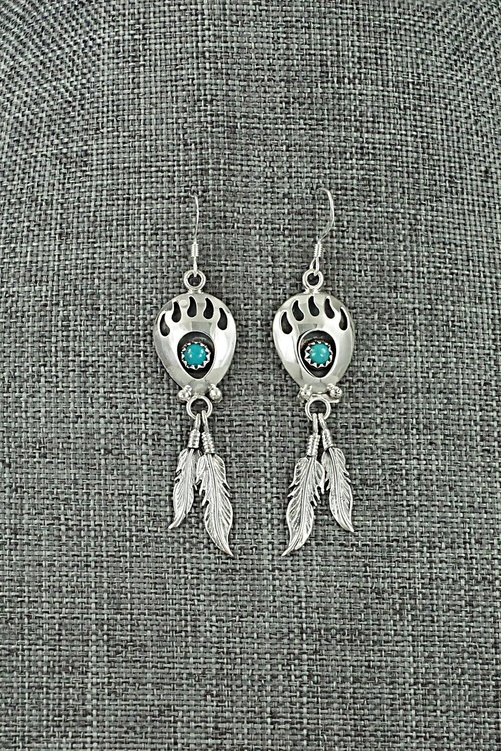 Turquoise & Sterling Silver Earrings - Annie Spencer