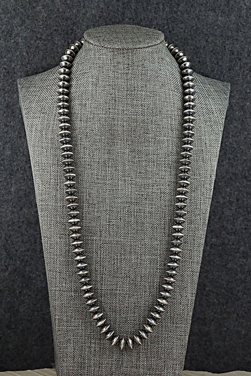 Sterling Silver Navajo Pearl Necklace - Michelle Jameson