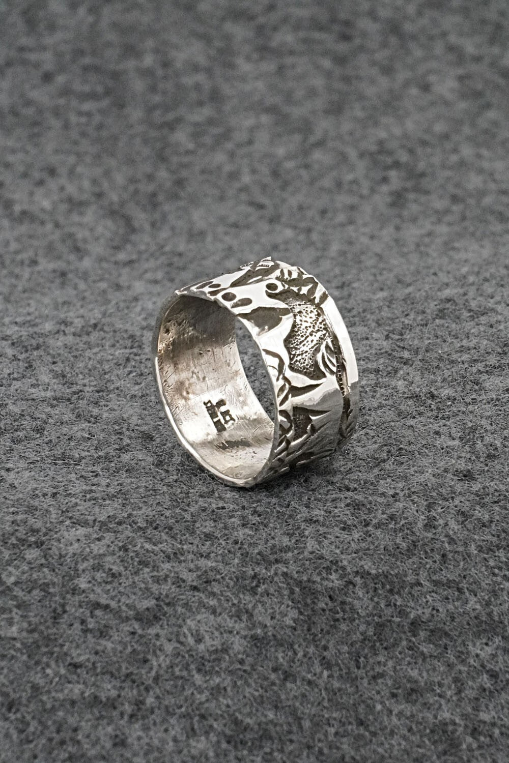 Sterling Silver Ring - Lloyd Becenti - Size 8.5
