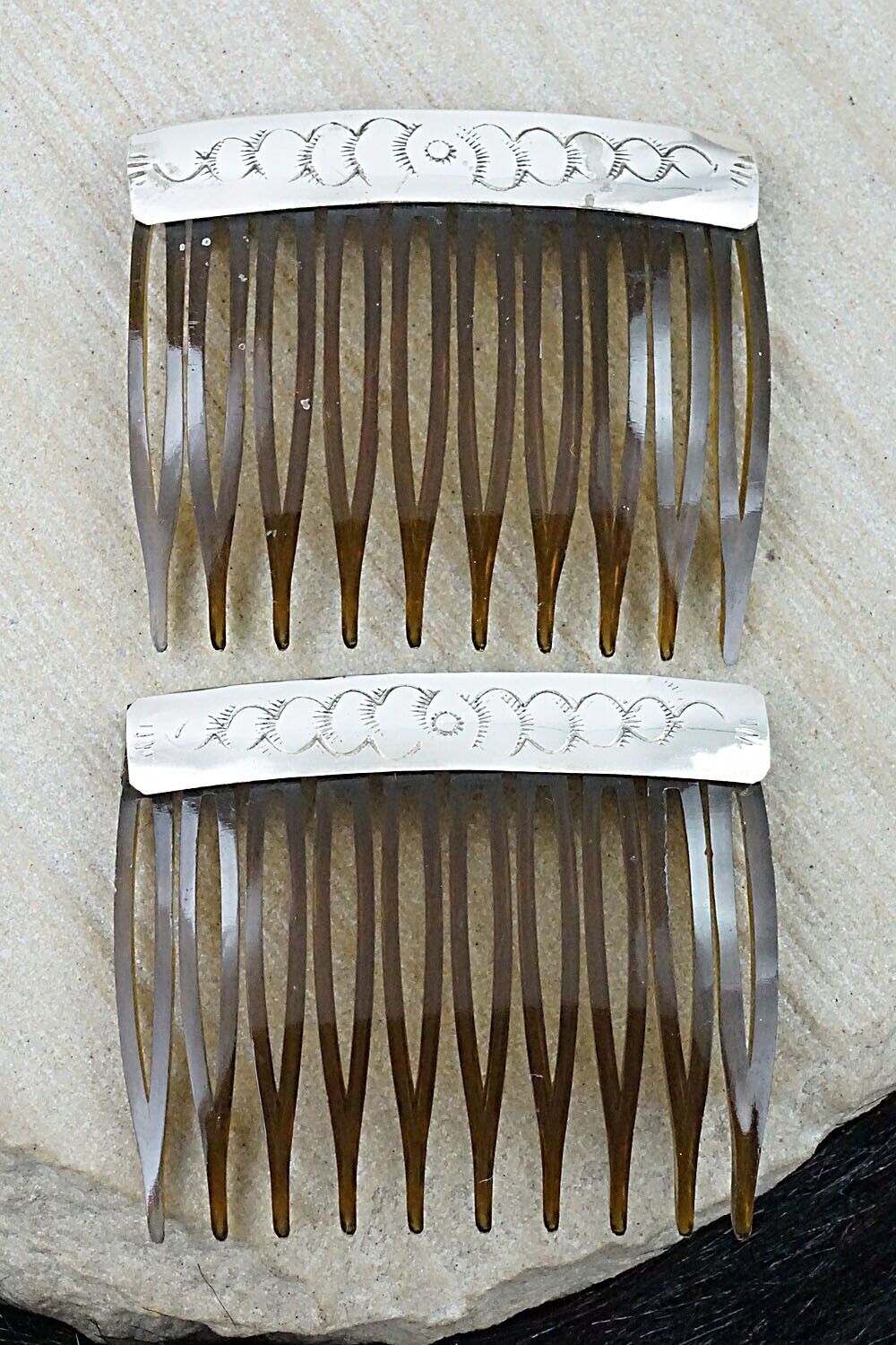 Sterling Silver Hair Combs - Randall Dalgai
