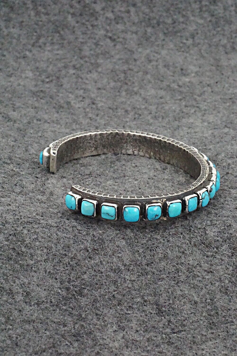 Turquoise & Sterling Silver Bracelet - Ernest Rangel