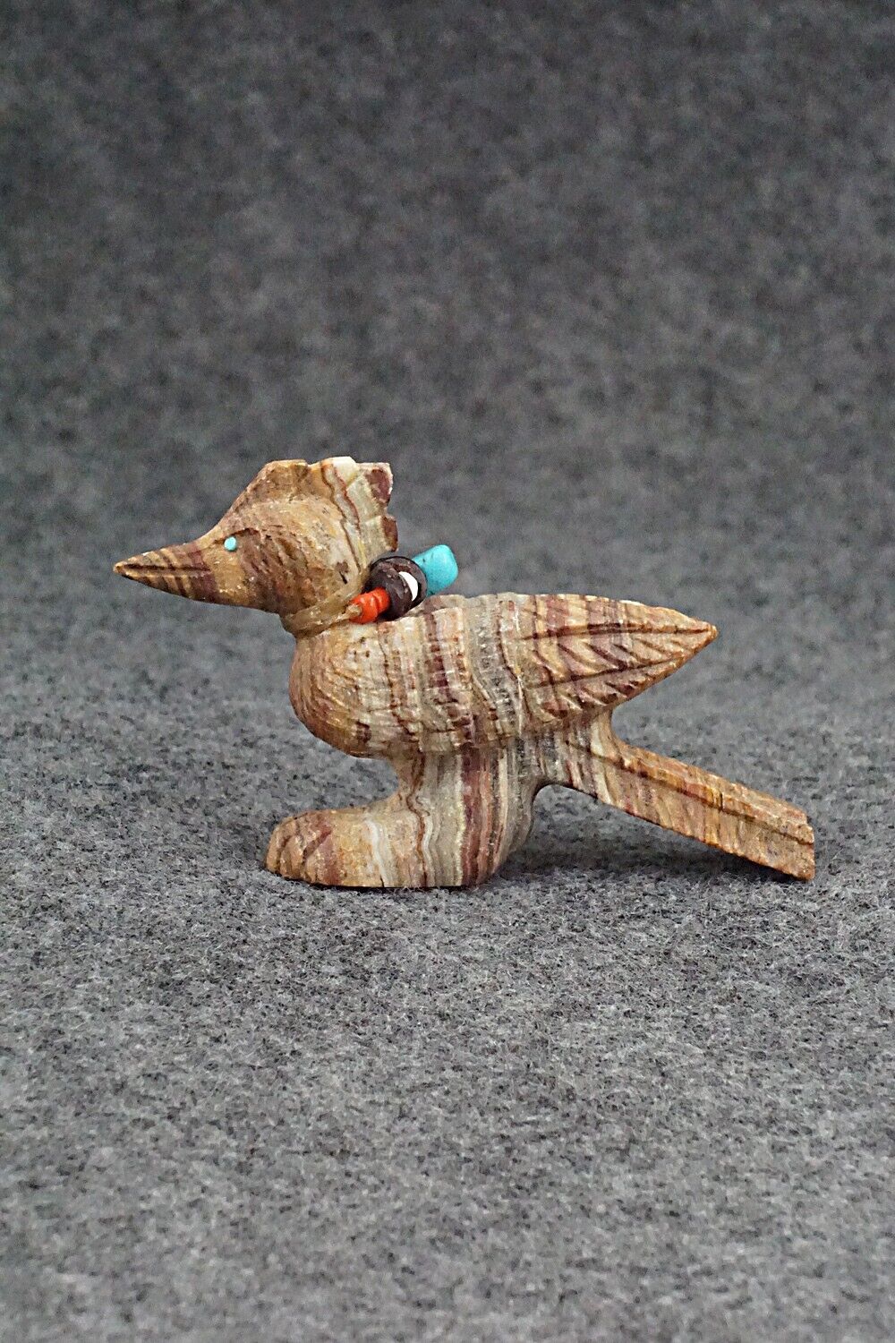 Roadrunner Zuni Fetish Carving - Douglas Martza