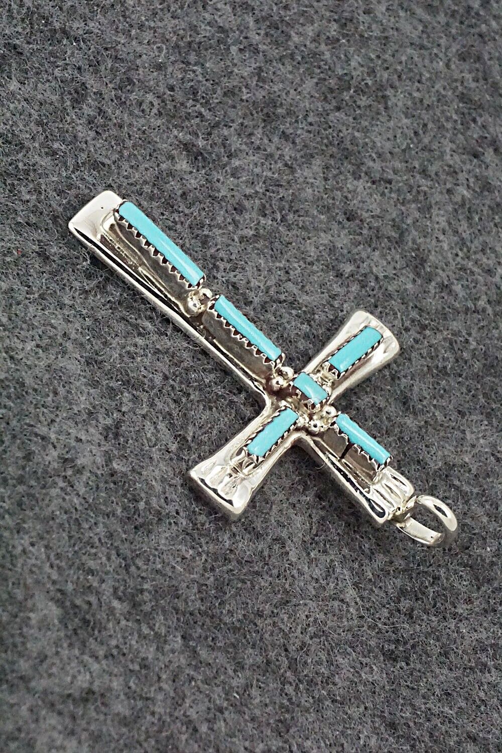 Turquoise and Sterling Silver Pendant - Brian Kaskalla