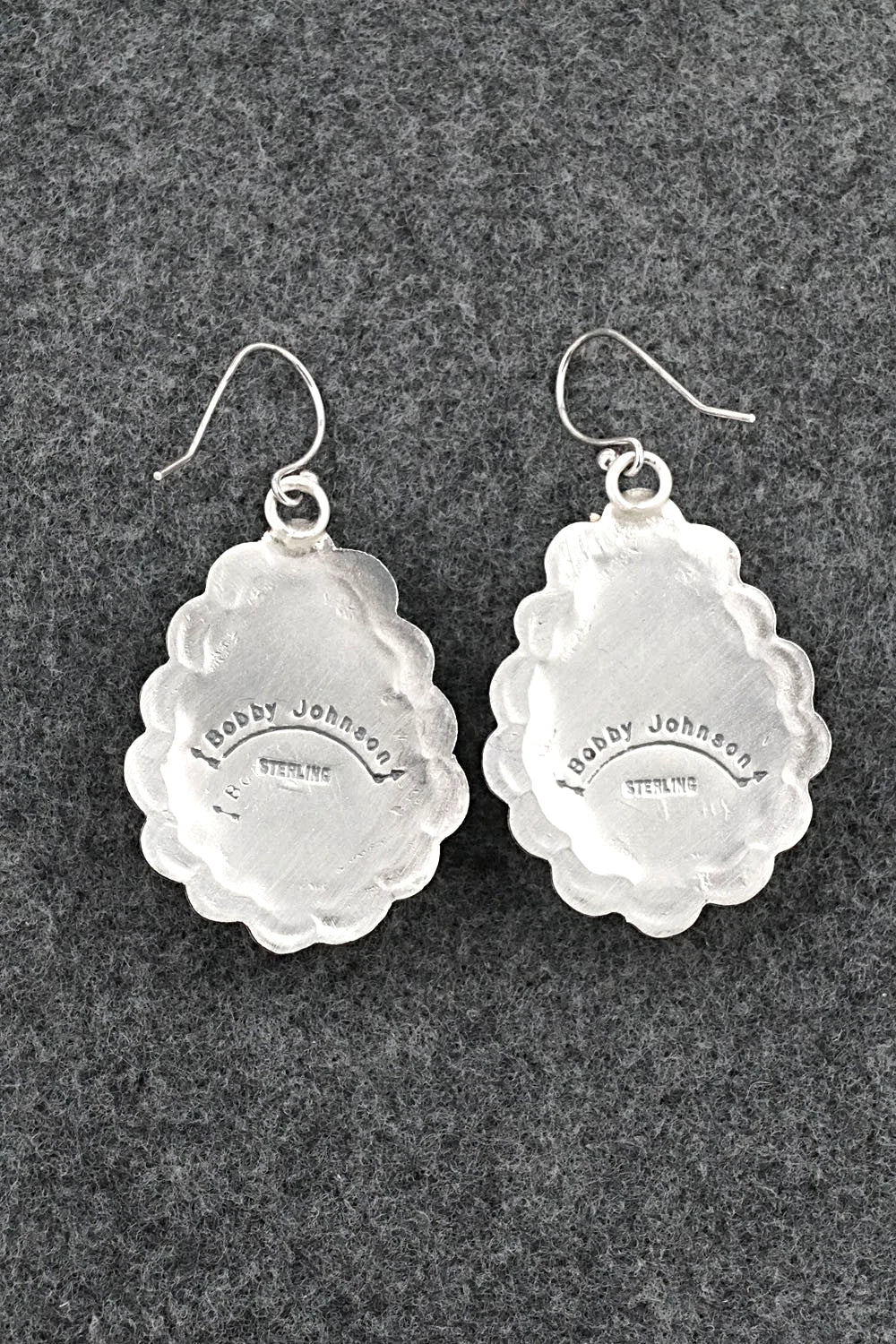 Turquoise & Sterling Silver Earrings - Bobby Johnson