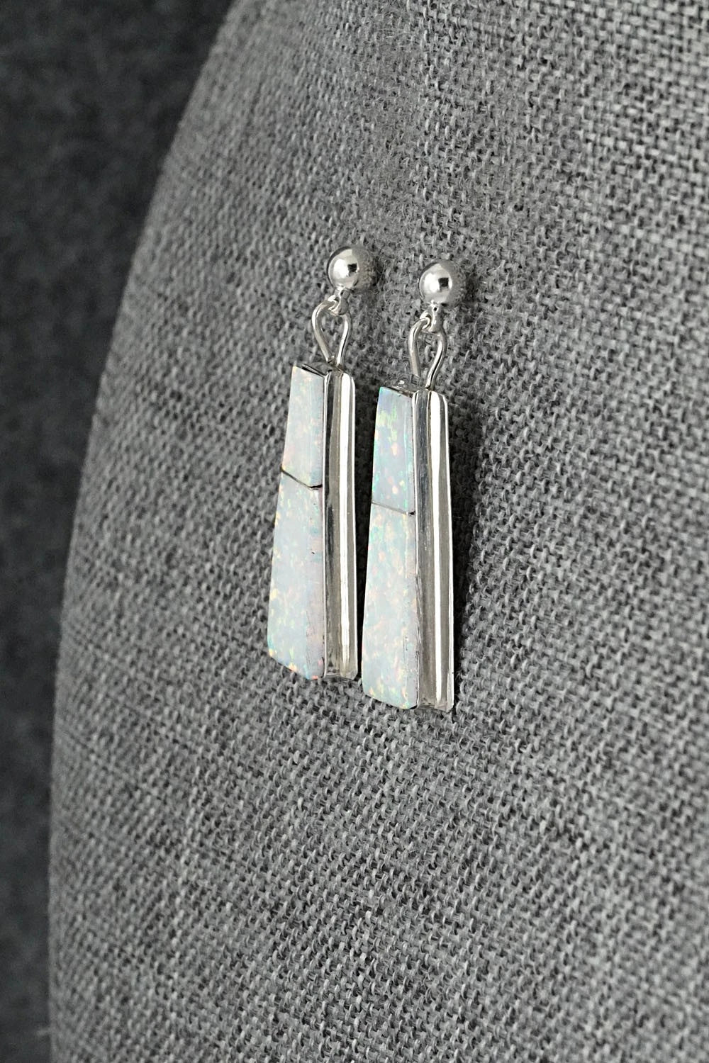 Opalite & Sterling Silver Earrings - Brenda Pete