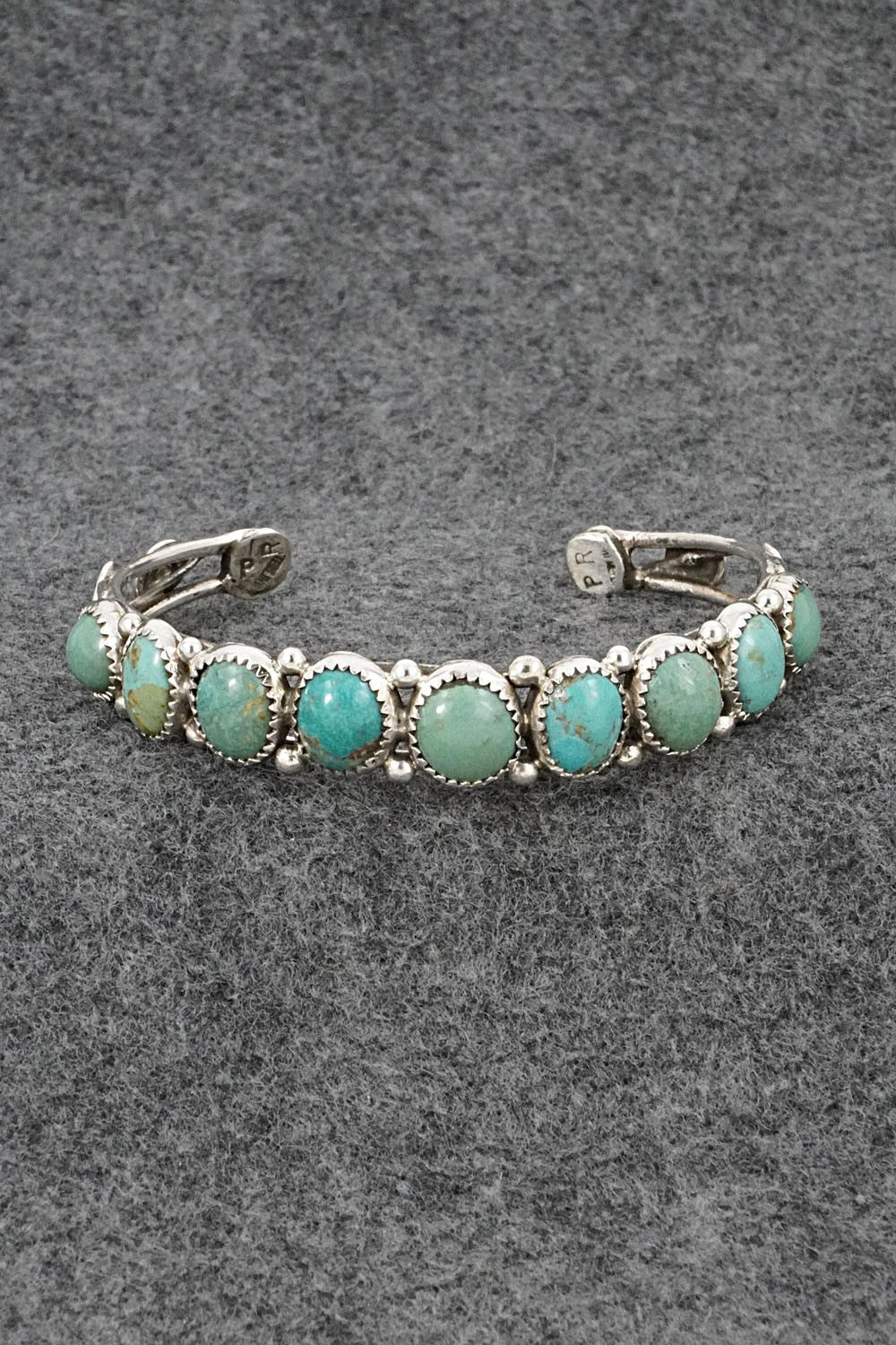 Turquoise & Sterling Silver Bracelet - Priscilla Reeder