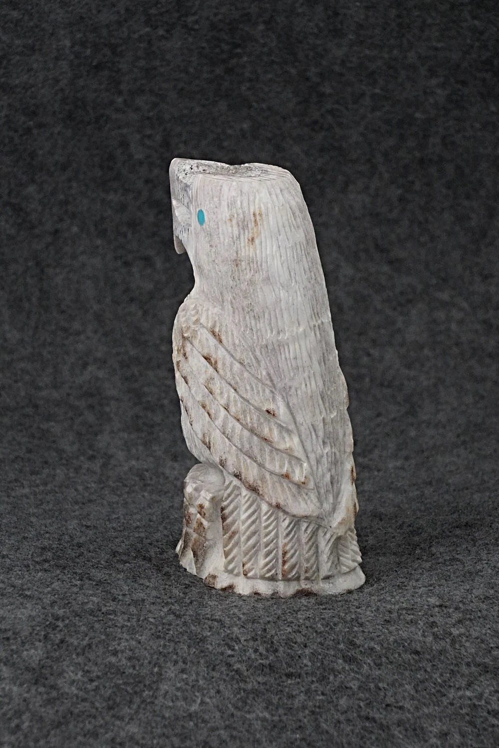 Eagle Zuni Fetish Carving - Gerrick Weeka